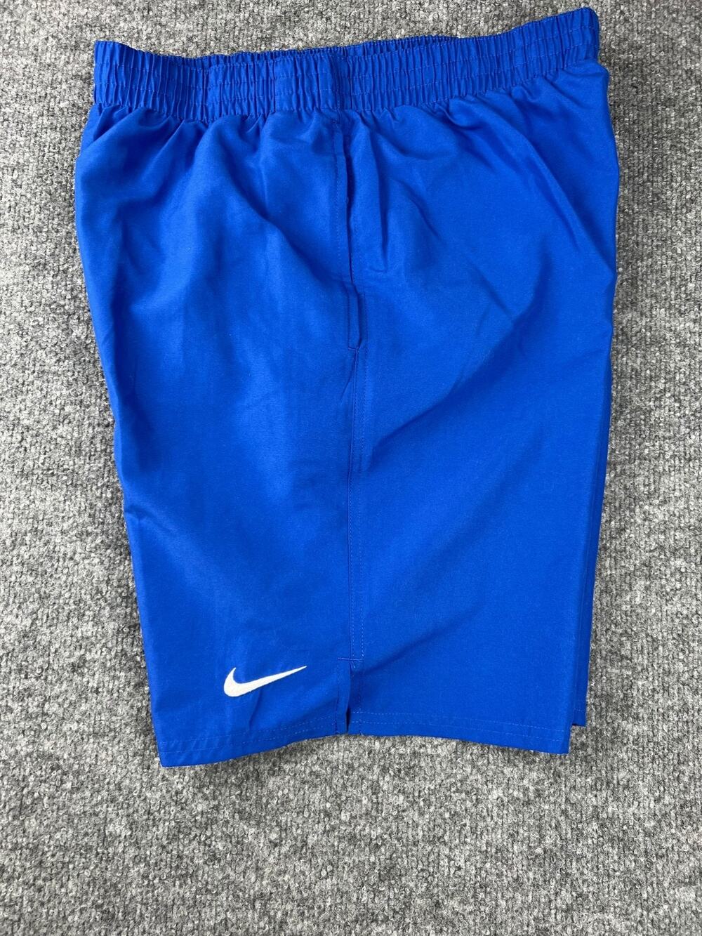 Nike Men's Running Shorts Size Medium Blue Athletic Lined #801